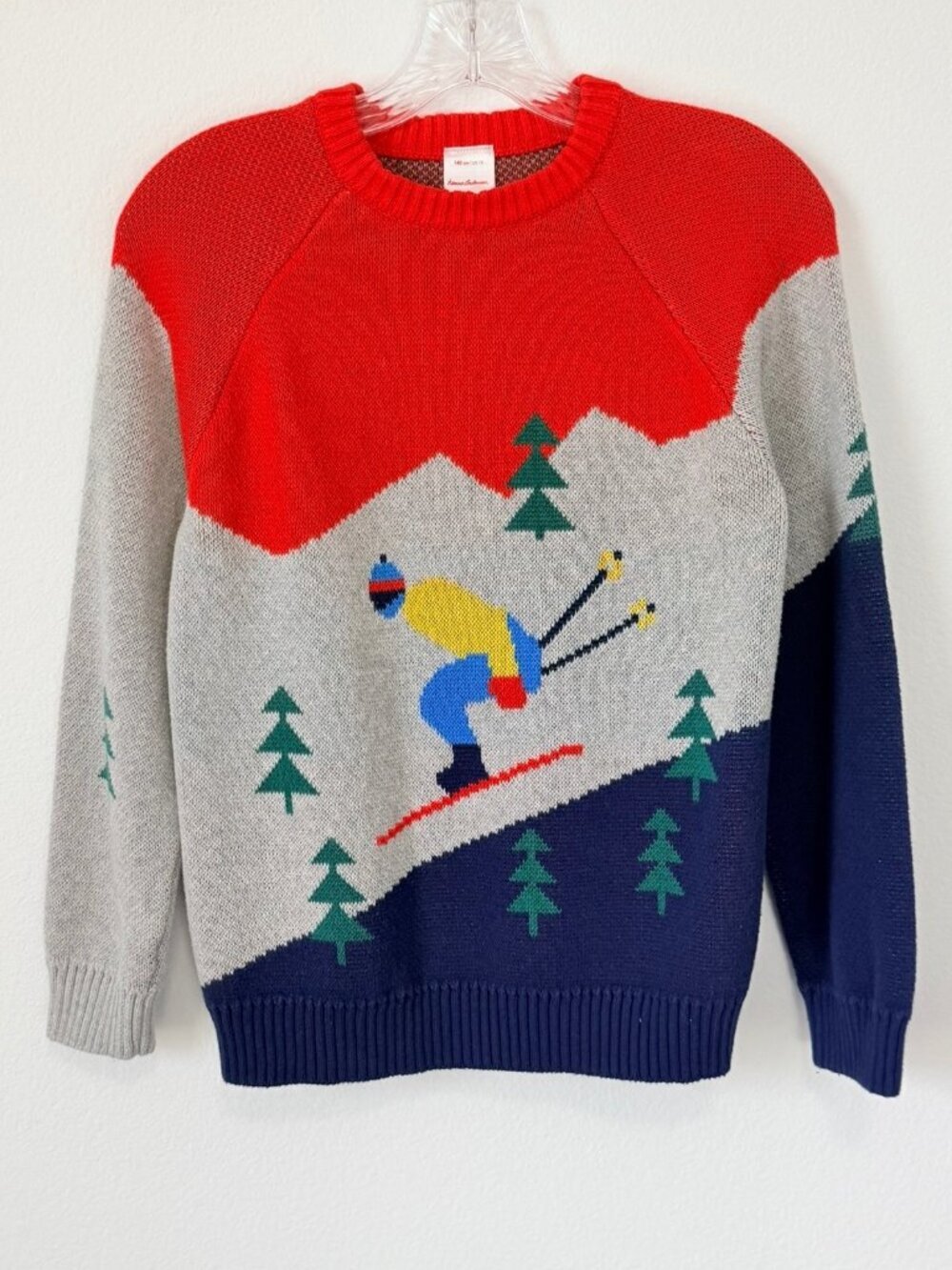 Hanna Andersson Long Sleeve Crew Neck Ski Slope Sweater Boy's Size 10